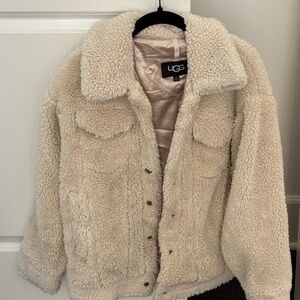 UGG Women's Tan Teddy Jacket